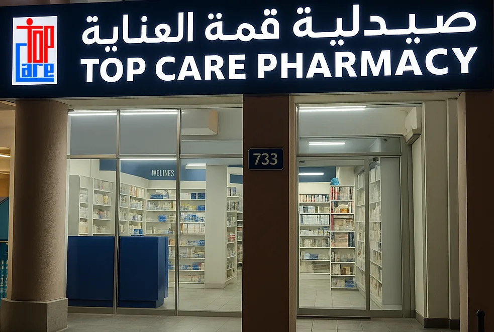 Top Care Pharmacy branch in Al Nahyan